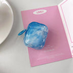 Blue Sky AirPods Case with Jelly Beaded Charm