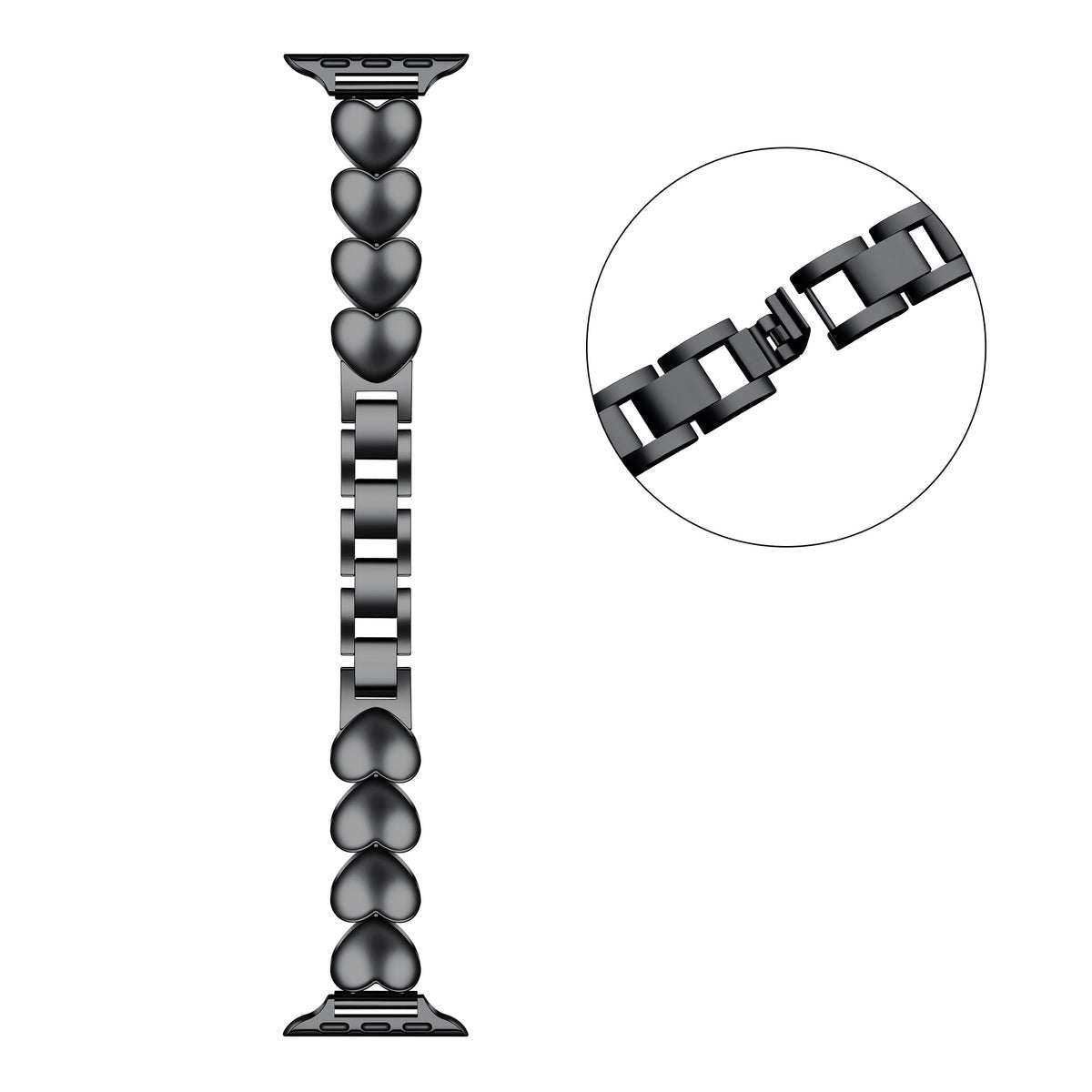 Aphrodite Heart Stainless Steel Band  for Apple Watch