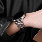 Silver Titanium Watch Band