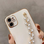 Gloss Pearl Chain iPhone Case